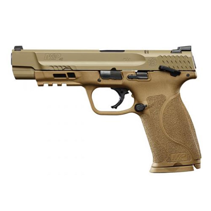 Smith & Wesson M&P M2.0 40 S&W 5" Barrel 15+1 FDE Polymer Frame Picatinny Rail
