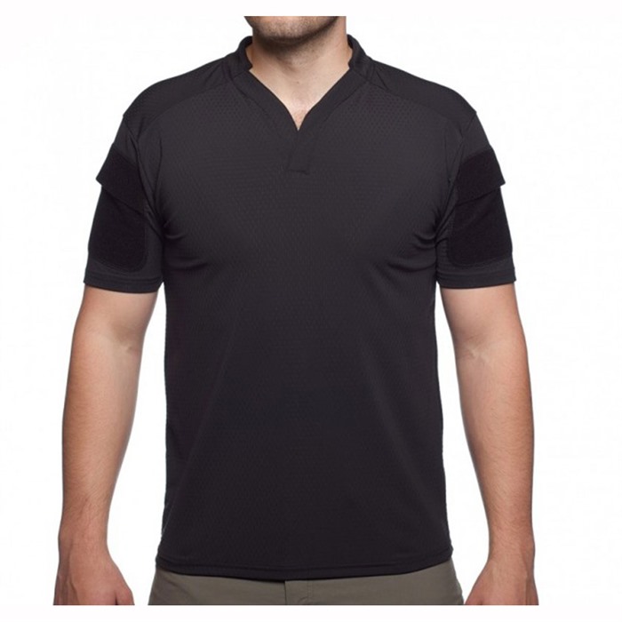 Velocity SYSTEMS BOSS RUGBY SHIRT SHORT SLEEVE BLACK MED