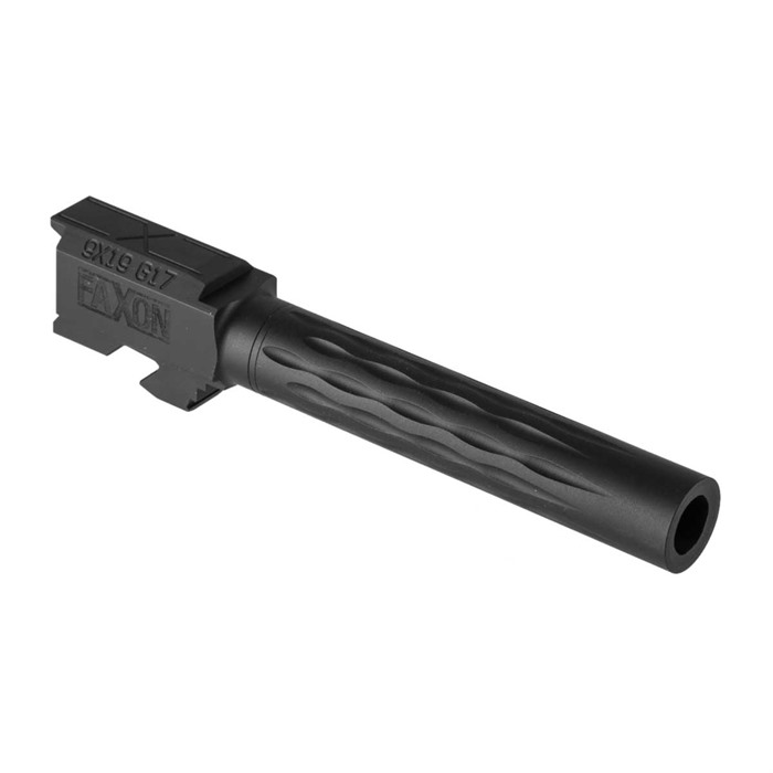 Faxon Firearms GB910N17LGQ-N 9mm Flame Barrel Black for Glock 17 Gen 1-4