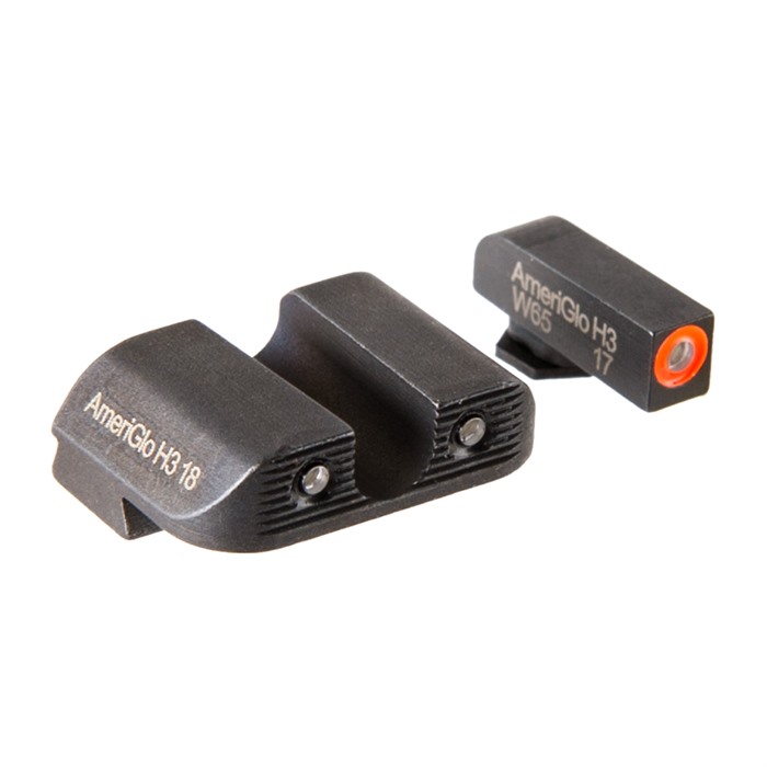 AmeriGlo GL-853 3-Dot ProGlo Sight Set for Glock 10/45