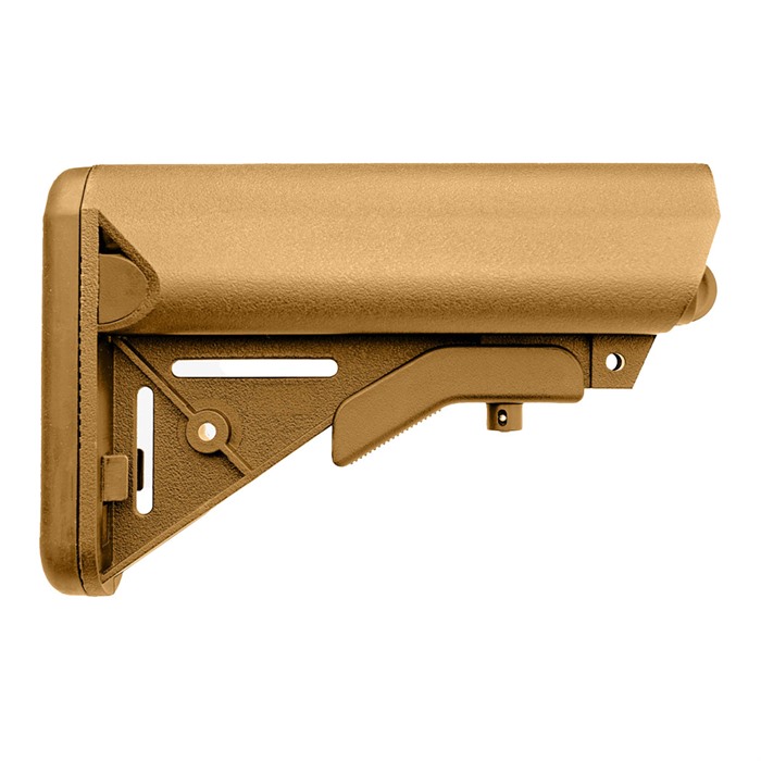 B5 SYSTEMS GOVERNMENT ISSUE SOPMOD STOCK COLLAPSIBLE MIL-SPEC COYOTE