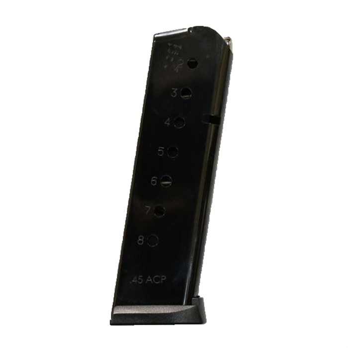 Armscor 54169L 1911 Gov't 45ACP 8-Round Steel Mag Black Left-Handed