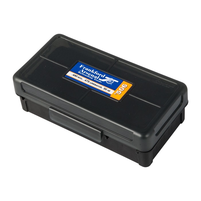 FRANKFORD ARSENAL 450 RUGER 50 AE #506 HINGE-TOP AMMO BOX 50 CT.