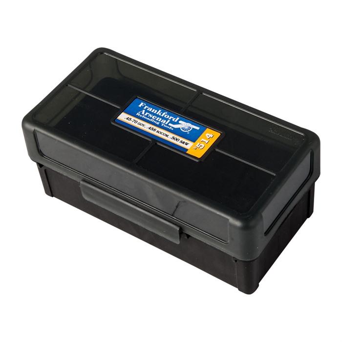 FRANKFORD ARSENAL 460 S&W 45-70 GOV'T #514 HINGE-TOP AMMO BOX 50 CT.