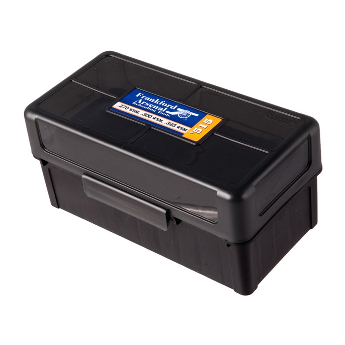 FRANKFORD ARSENAL WSM SAUM #515 HINGE-TOP AMMO BOX 50 CT.