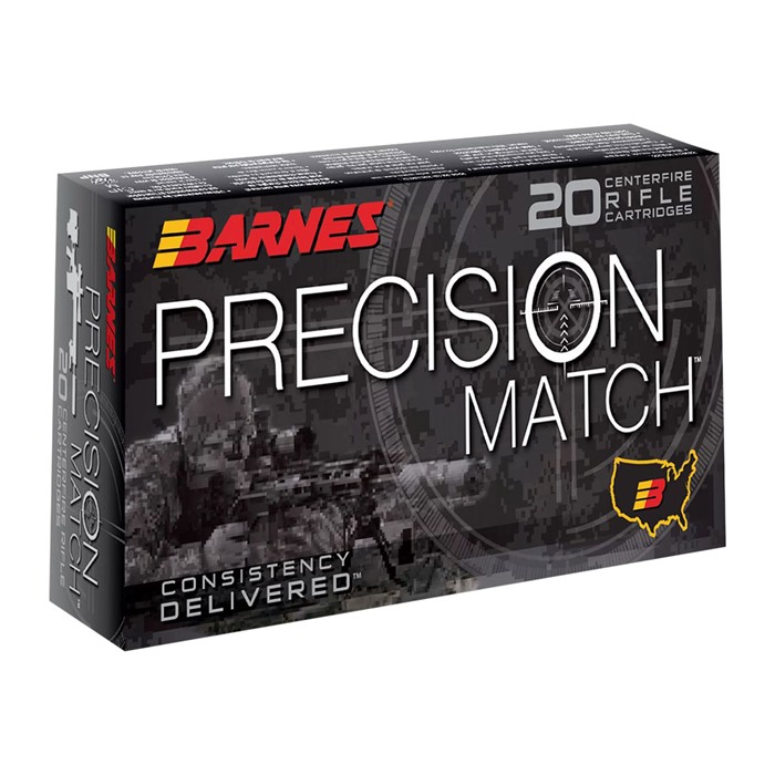 Barnes Bullets Precision Match 6mm Creedmoor Open Tip Boat Tail 11...