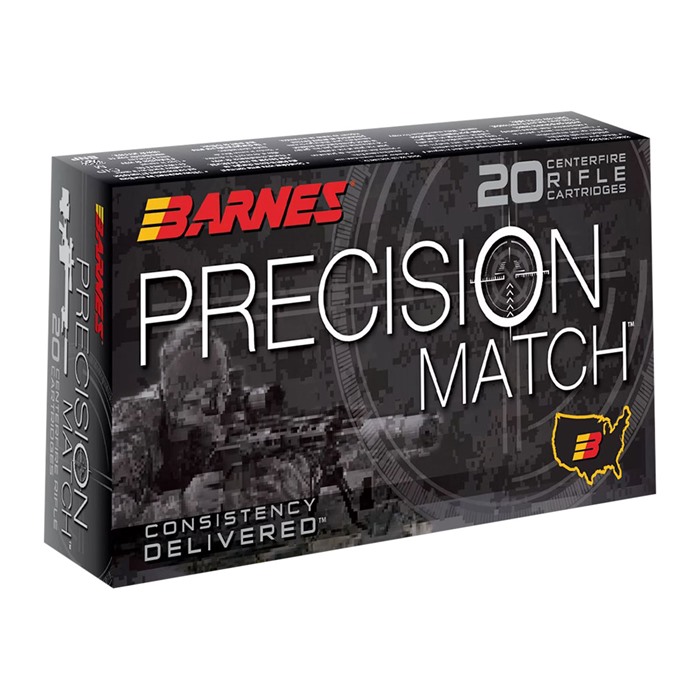 Barnes Bullets 30166 Precision Match 6.5Creedmoor 140Gr Open TIP Boat Tail