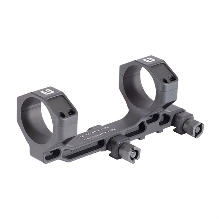 BADGER ORDNANCE 30MM 1.54" 0 MOA MODULAR MOUNT BLACK
