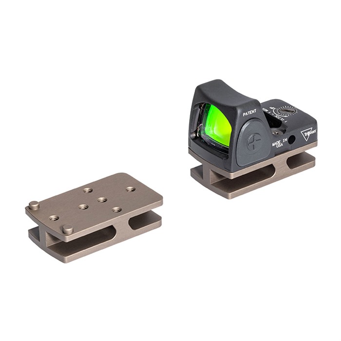BADGER ORDNANCE MICRO SIGHT MOUNT FOR TRIJICON RMR TAN