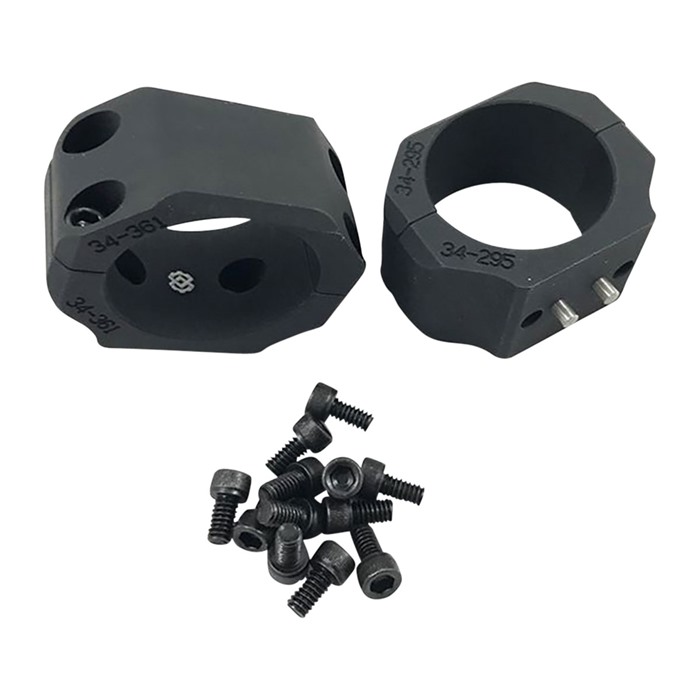 Kinetic Development SID5-510 Black Modular Optics Mount Ring Set