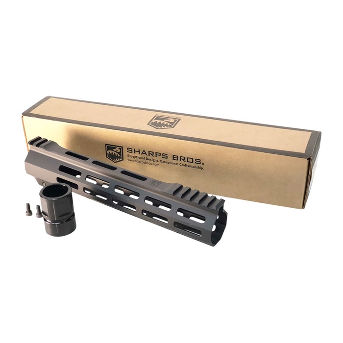 Sharps Bros SBHG03 AR-15 10" Ultra Lite M-LOK Hand Guard, 6.9 oz, Black