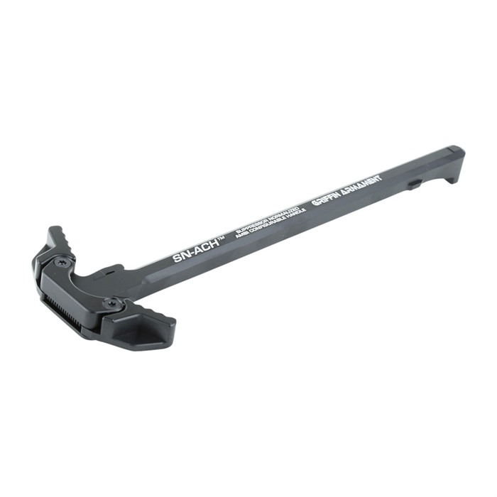 Griffin Armament SNACH10 Suppressor Ambi Charging Handle AR-10 Black