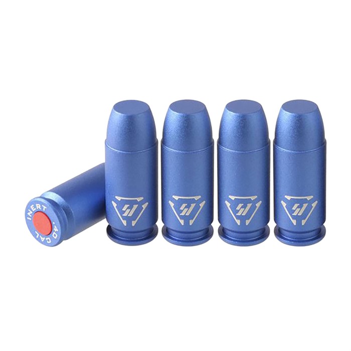 Strike Industries SI-DR-AL-40CAL-BLU Aluminum Dummy Rounds 40 Cal 5-Pack - Strike Industries - 40 S&W