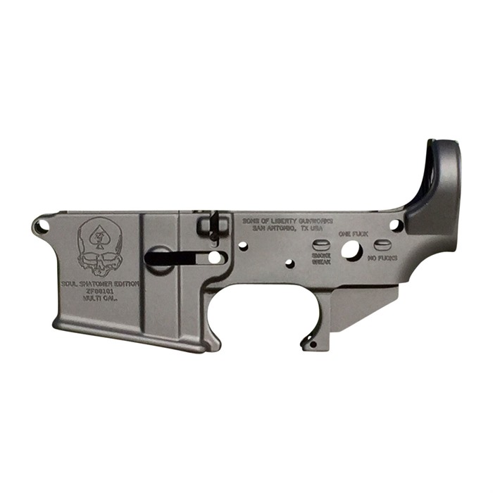 Sons OF LIBERTY GUN WORKS SOUL SNATCHER STRIPPED LOWER RECEIVER BLACK