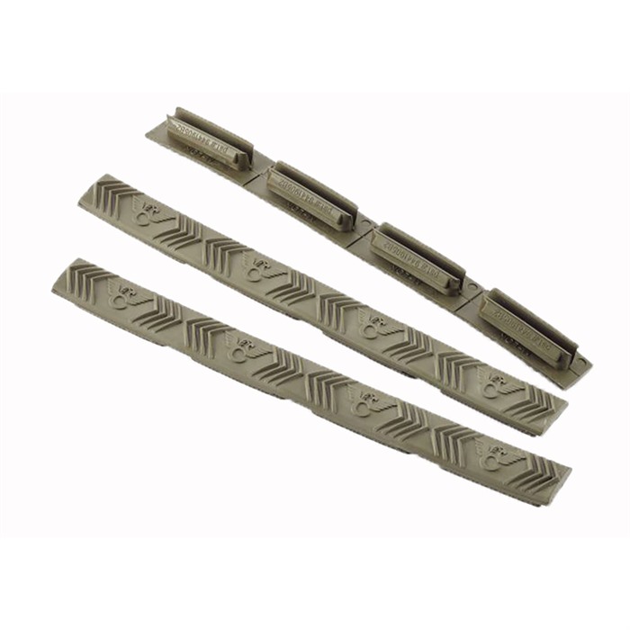 Wilson Combat TR-MRC-GN M-LOK Rail Cover 4-Slot 3-Pack OD Green