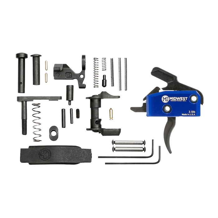 Midwest Industries MI-TRIGGER-KIT-C AR-15 3.5lb Drop-In Curved Trigger - Midwest Industries