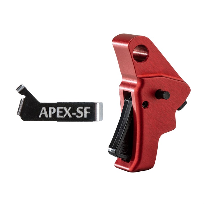 Apex Tactical 102-154 Red Trigger Kit for Glock Slim Frame 43X/48