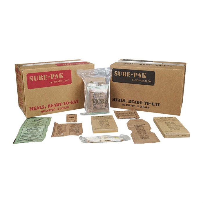 Sopakco 950061 Sure-Pak 12 Meal Case with Heaters MRE