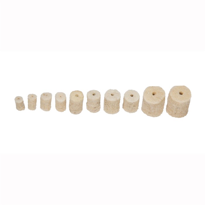 Tipton 20 Caliber Durable Felt Gun Cleaning Pellets, 100 Count, Includes Nickel Plated Jag