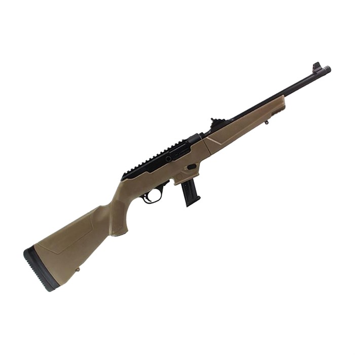 Ruger 19128 PC Carbine 9mm 16.1" FDE Ghost Ring 17+1-Round