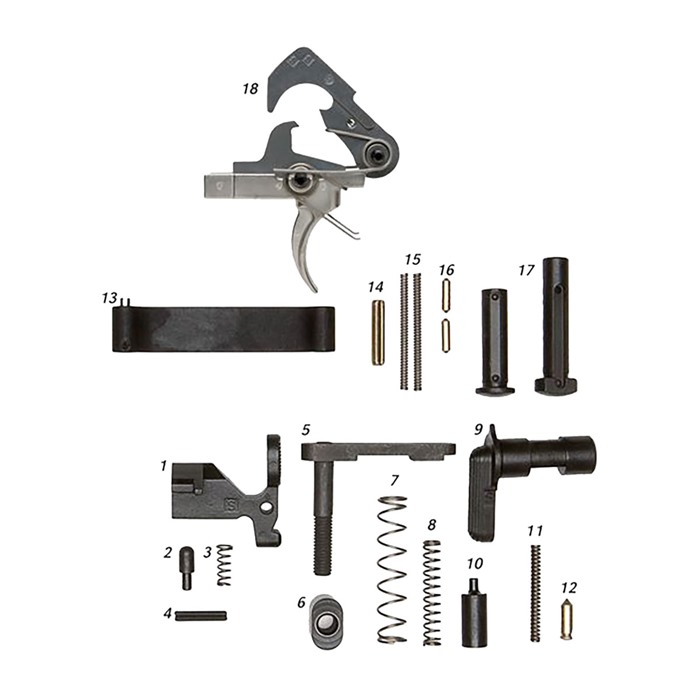 ALG Defense 16-003 AR-15 Lower Parts Kit with ACT Trigger