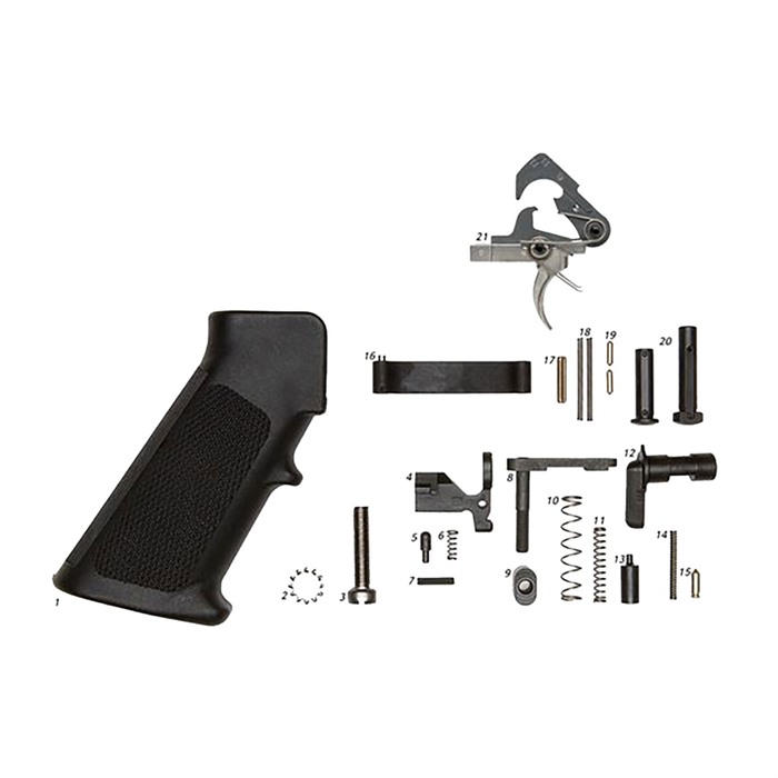 ALG Defense 16-004 AR-15 Lower Parts Kit with ACT Trigger & Grip
