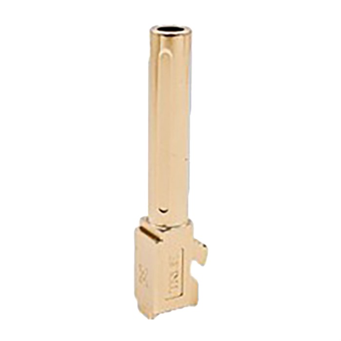 True Precision TP-G19B-XG 9mm Barrel for Glock 19 Gold TiN 416R Stainless