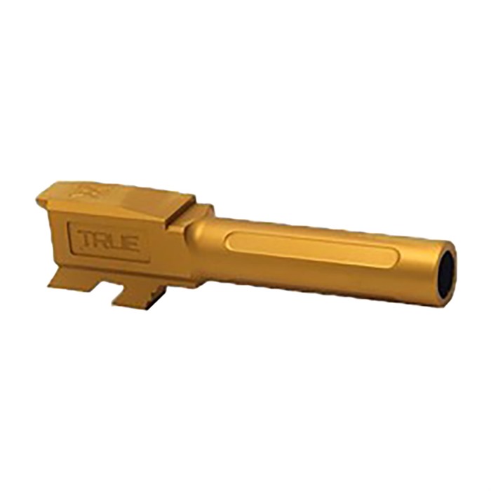 TRUE PRECISION NON-THREADED BARREL FOR GLOCK 43 GOLD TIN