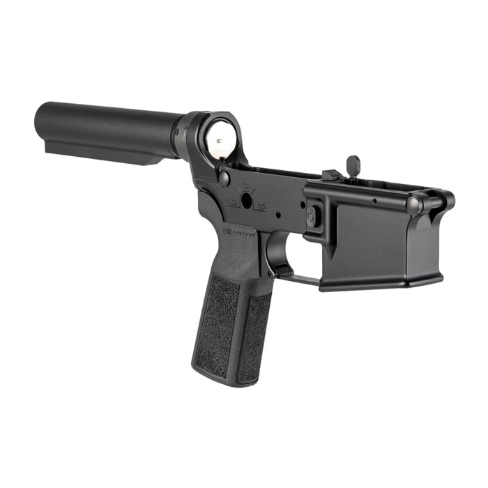 Sons OF LIBERTY GUN WORKS AR-15 LOWER RECEIVER SEMI-COMPLETE ANGRY PATRIOT BLACK