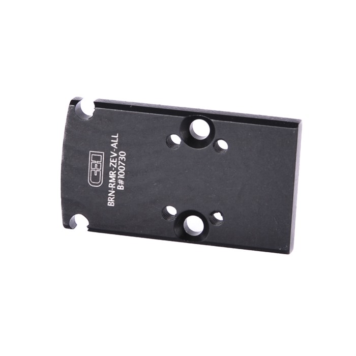 C&H PRECISION WEAPONS RMR CUT SLIDE ADAPTER PLATE W/ZEV POSTS TO ALL OTHER OPTICS