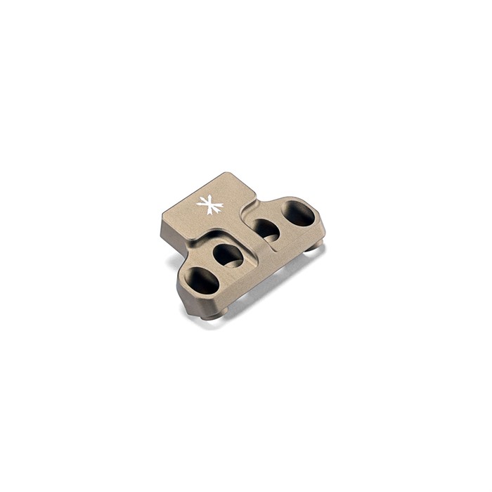Unity Tactical FST-SOBF Offset Optic Base FDE, 7075-T6 Aluminum, 0.9 oz
