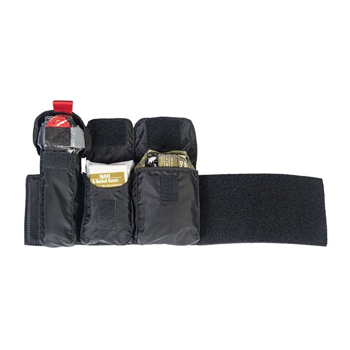 NORTH AMERICAN RESCUE BLACK ANKLE TRAUMA KIT W/S-ROLLED GAUZE