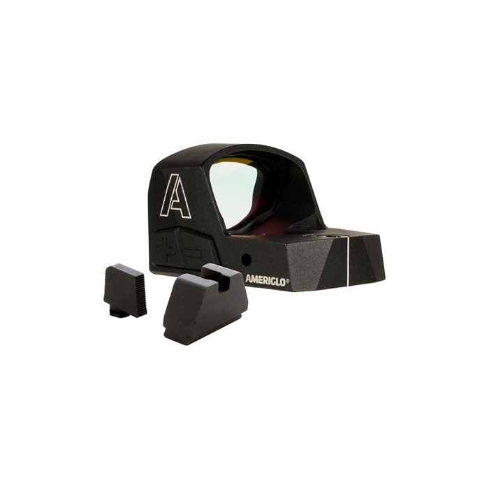 AmeriGlo HAVEN 5.0 MOA DOT RETICLE W/OPTIC-COMPATIBLE IRON SIGHTS