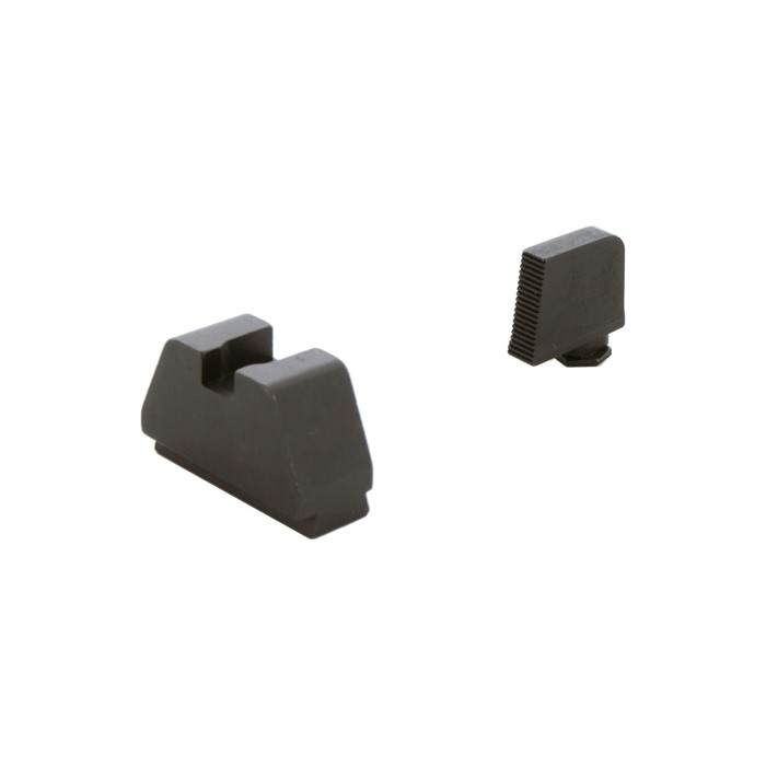 AmeriGlo GL-524 Optic Sight Set Glock G1-5 Serrated Black