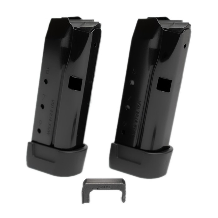 Shield Arms Z9-Combo-2M-1C 9-Round Mags & Black Mag Release Glock 43