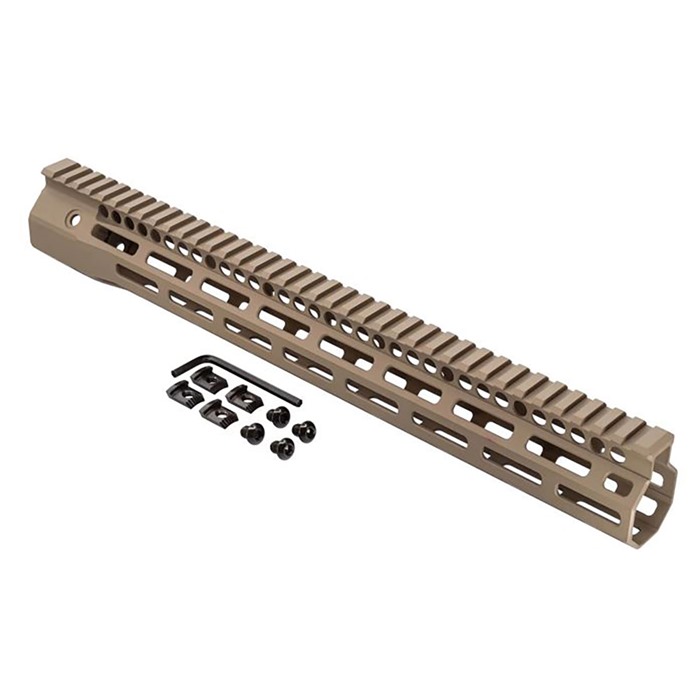 Troy SRAI-SR3-15FT-00 15" Special Ops Battlerail M-LOK FDE AR .308
