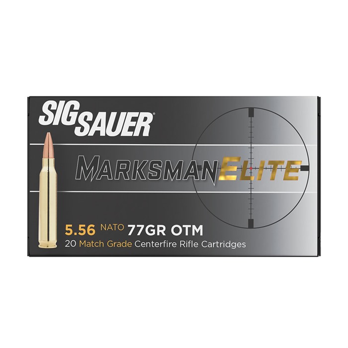 5.56X45 77 GRAIN MARKSMAN RIFLE AMMO