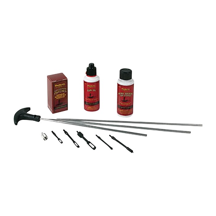 Outers 98416 Aluminum Rod Pistol Cleaning Kit for 9mm/.38/.357 Calibers
