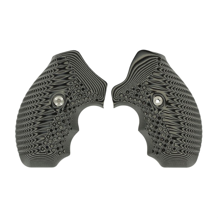 VZ Grips JFW-O2-BG S&W J-Frame Wrap Around Operator II Black Gray