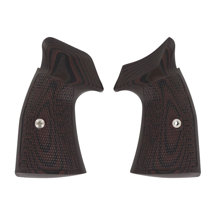 S&W K-L FRAME TAC DIAMOND SQUARE BUTT BLACK CHERRY