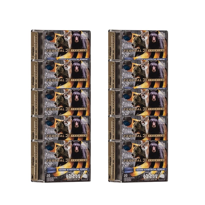 Federal 45 ACP +P 240GR SOLID FLAT NOSE 200/CASE