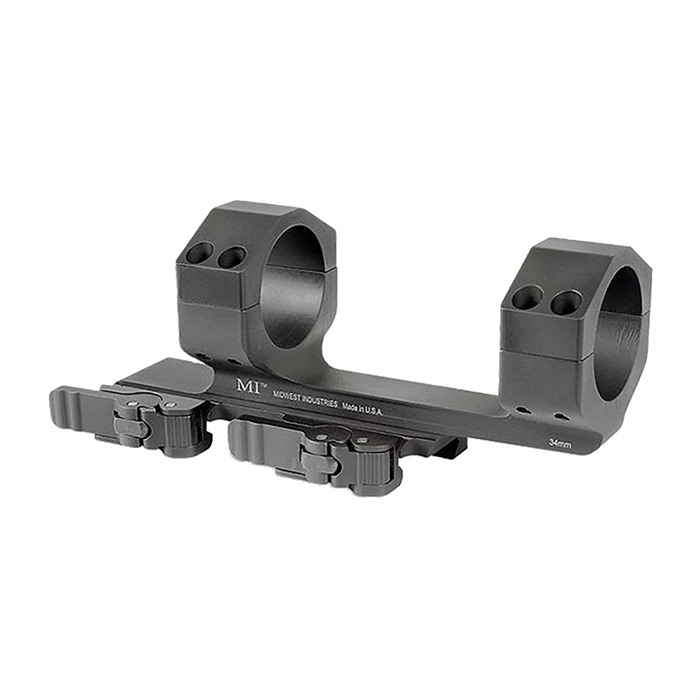 Midwest Industries 34mm QD Scope Mount, 1.4in Offset, Black