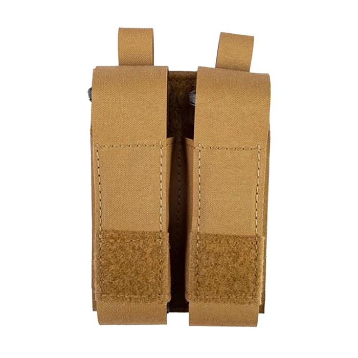 Grey Ghost GTG0380-14 Double Pistol Mag Pouch Coyote Brown