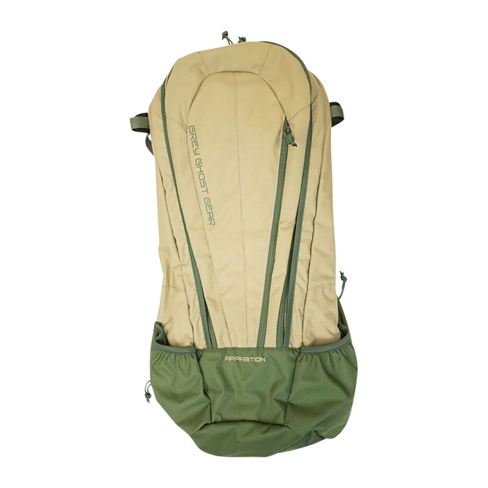 Grey Ghost Gear GTG5874 Apparition SBR Bag, Tan/OD, 1200 Cu In, Rain Fly