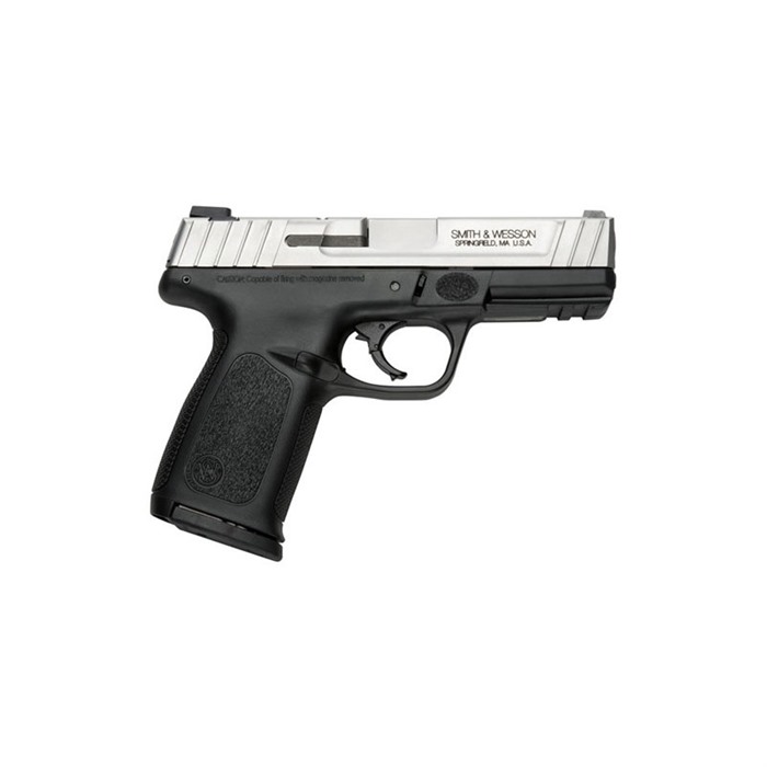 Smith & Wesson 223400 SD VE 40 S&W Stainless Steel 4" Barrel 14+1, Black Polymer Frame With Picatinny Acc. Rail, Satin Stainless Steel Slide, Textured Polymer Grip, No Manual Safety
