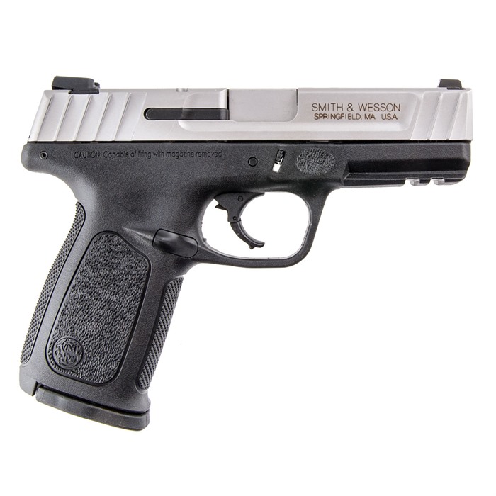 Smith & Wesson 223900 SD VE 9mm Luger Stainless Steel 4" Barrel 16+1 Black Polymer Frame Picatinny Acc. Rail Satin Slide Textured Grip No Manual Safety