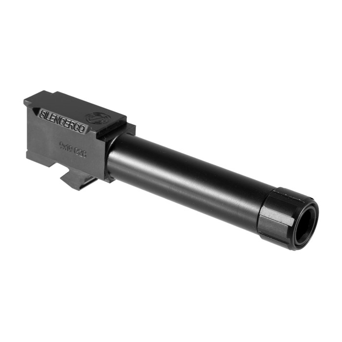 SilencerCo AC1329 9mm Threaded Barrel 3.70" Black Nitride for Glock 26