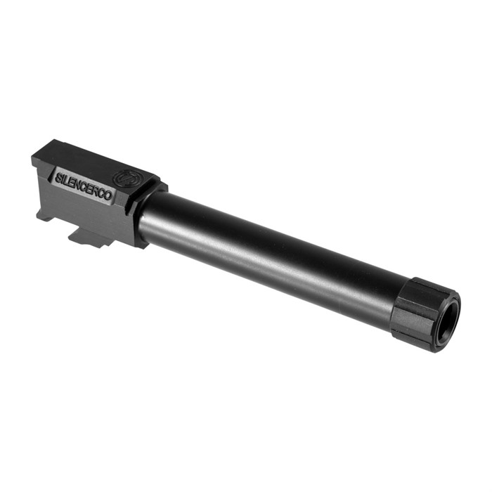 SilencerCo AC50 Threaded Barrel 4.80" 40 S&W Black Nitride Stainless Steel - SilencerCo - 40 S&W for sale at TheGunDock
