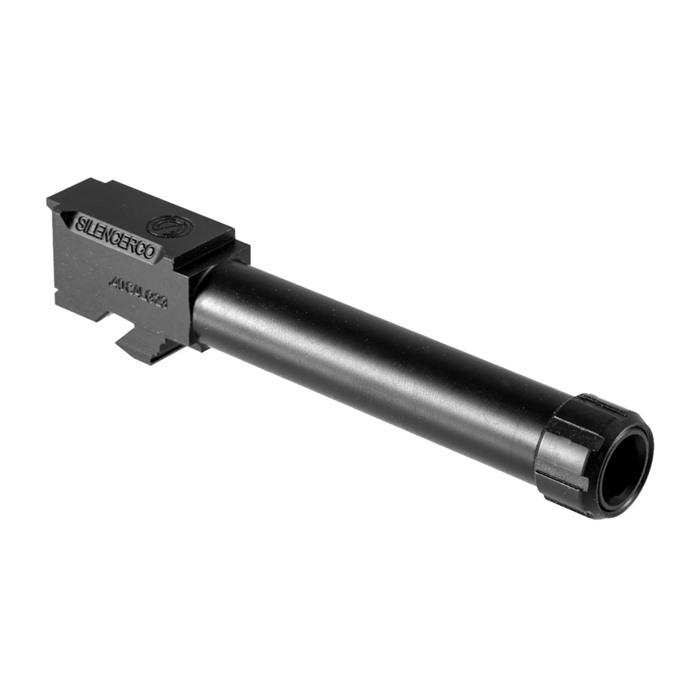 SilencerCo AC1757 Threaded Barrel 4.50" 40 S&W Stainless Steel Fits Gloc...