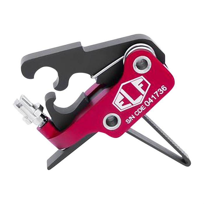 Elftmann AR-15 Service Trigger AR-15 Adjustable 4-7 lbs Straight Red/Black